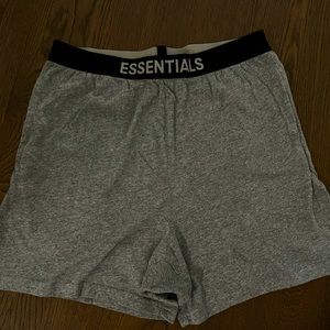 Essentials Mens Grey Shorts Medium Sweats